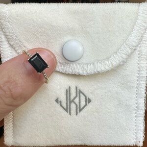 Jennie Kwon Designs East West Onyx Equilibrium Ring